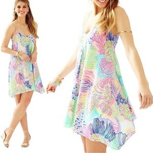 Lilly Silk Dress Roar of the Sea